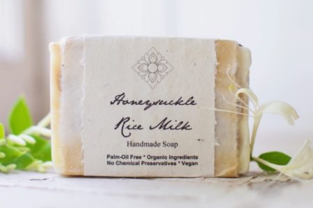 Honeysuckle Rice Milk Organic Soap