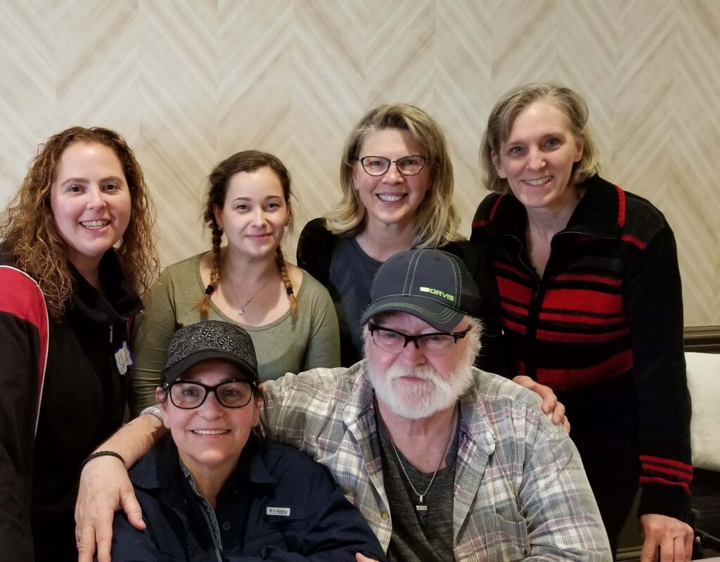 The Hands On HealthCare Massage Therapy staff with John Barnes, the founder of Myofascial Release, in Commack, Long Island.