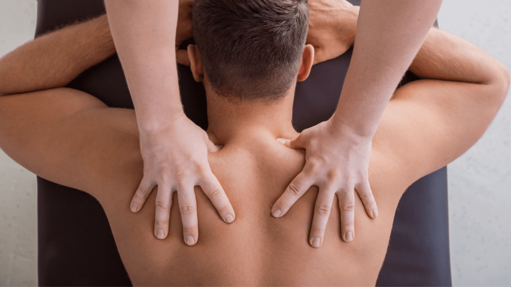 An individual receiving a relaxing massage at Hands On HealthCare Massage Therapy in Commack, Long Island.